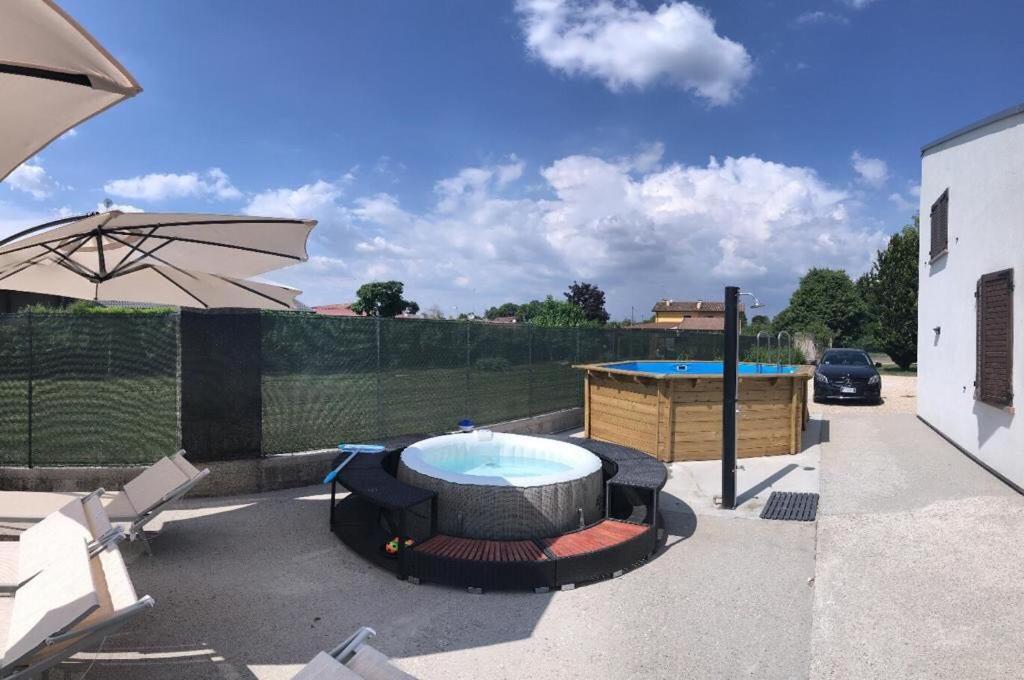Nifty Intera Villa Con Piscina Relax, Idromassaggio E Sauna Muscletto Eksteriør bilde