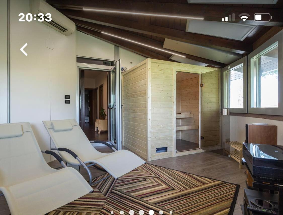 Nifty Intera Villa Con Piscina Relax, Idromassaggio E Sauna Muscletto Eksteriør bilde